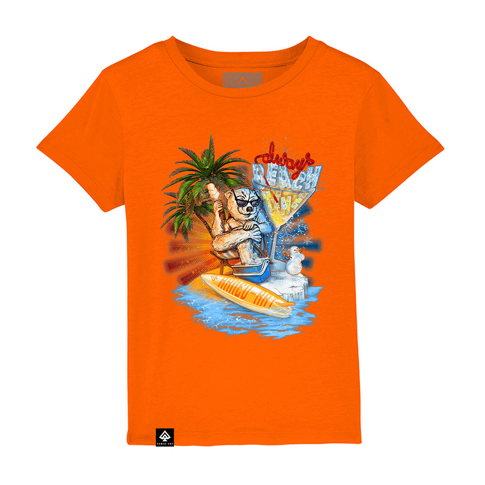 Always Beach T-Shirt Kids Organic Time Armed-Art