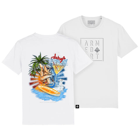 Always Beach Time Armed-Art Organic Unisex Premium T-Shirt
