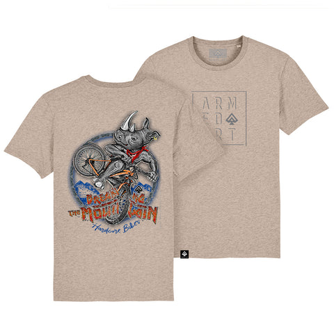 Breaking The Mountain Armed-Art Organic Unisex Premium T-Shirt