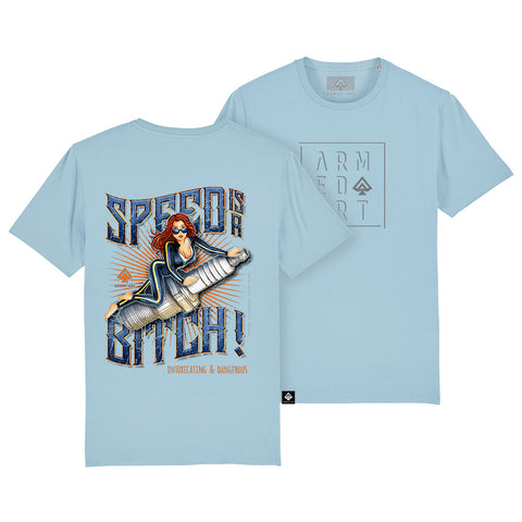 Speed Is A Bitch Armed-Art Organic Unisex Premium T-Shirt