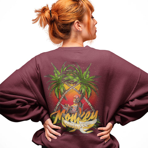 Monkey Business Armed-Art Organic Unisex Sweat-Shirt